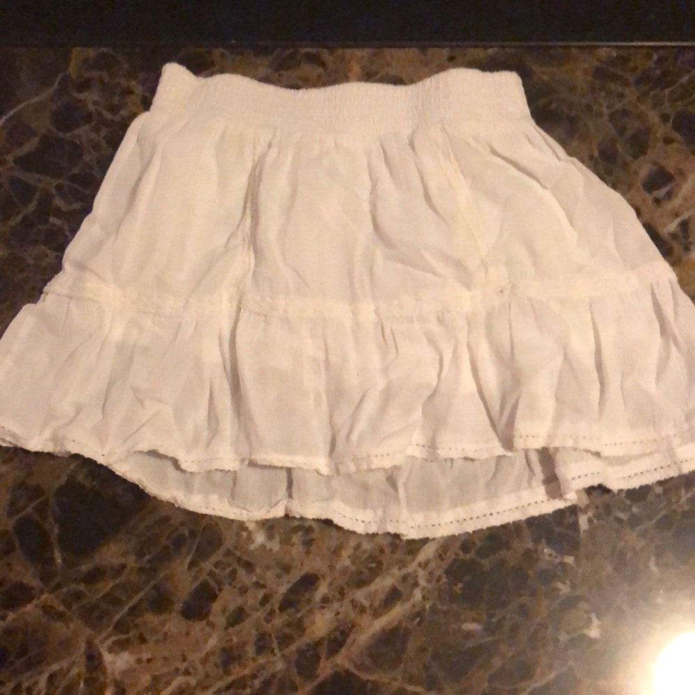 White skirt